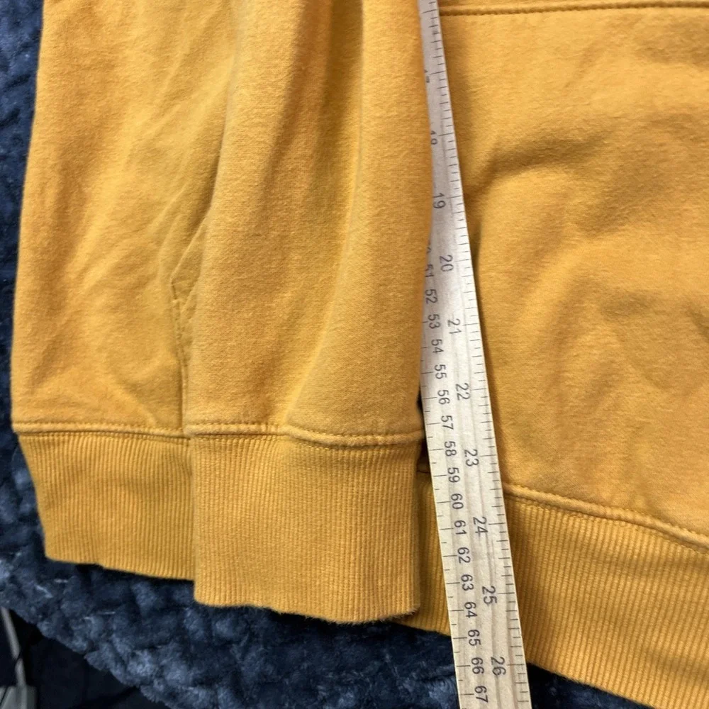 The North Face Hoodie Mens M Orange Never Stop Exploring Pullover Sweatshirt